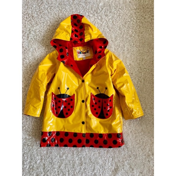 🔥 HP 🔥 Driplet Vintage Ladybug Raincoat 🌈 ☔️ - Picture 2 of 3